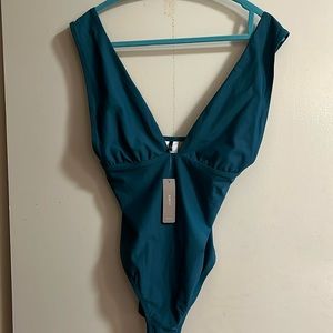 NWT J.Crew PLUNGE V-NECK ONE-PIECE SWIMSUIT